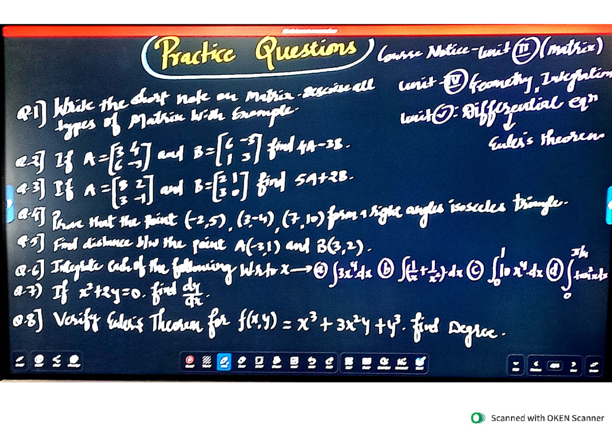 Remedial Mathematics Practice Questions (MATH 101) - Studocu