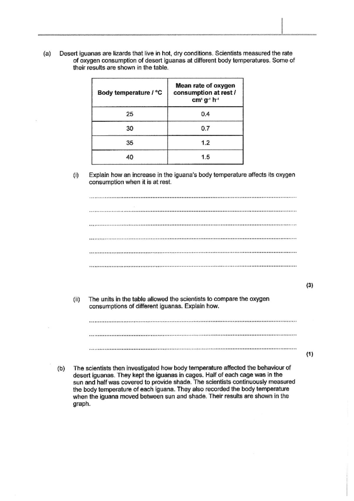 Lizard Anatomy and Behavior Study Notes - Studocu