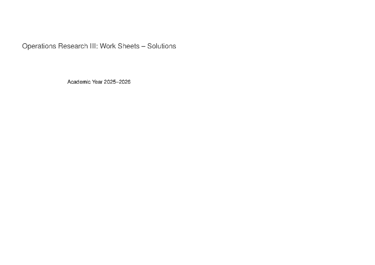 Operations Research 3: Backwards Induction & Dynamic Programming ...
