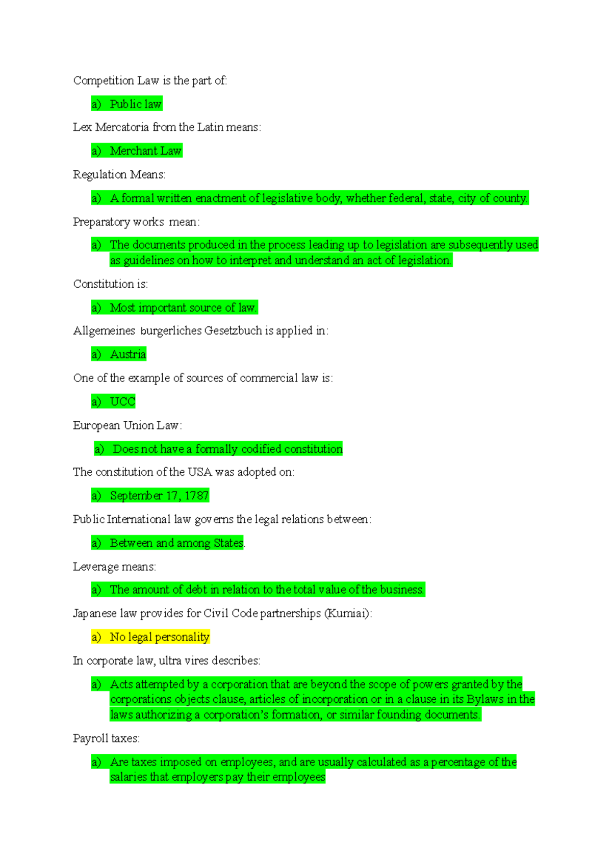 Law 101: Key Concepts and Principles in Competition and Contract Law ...