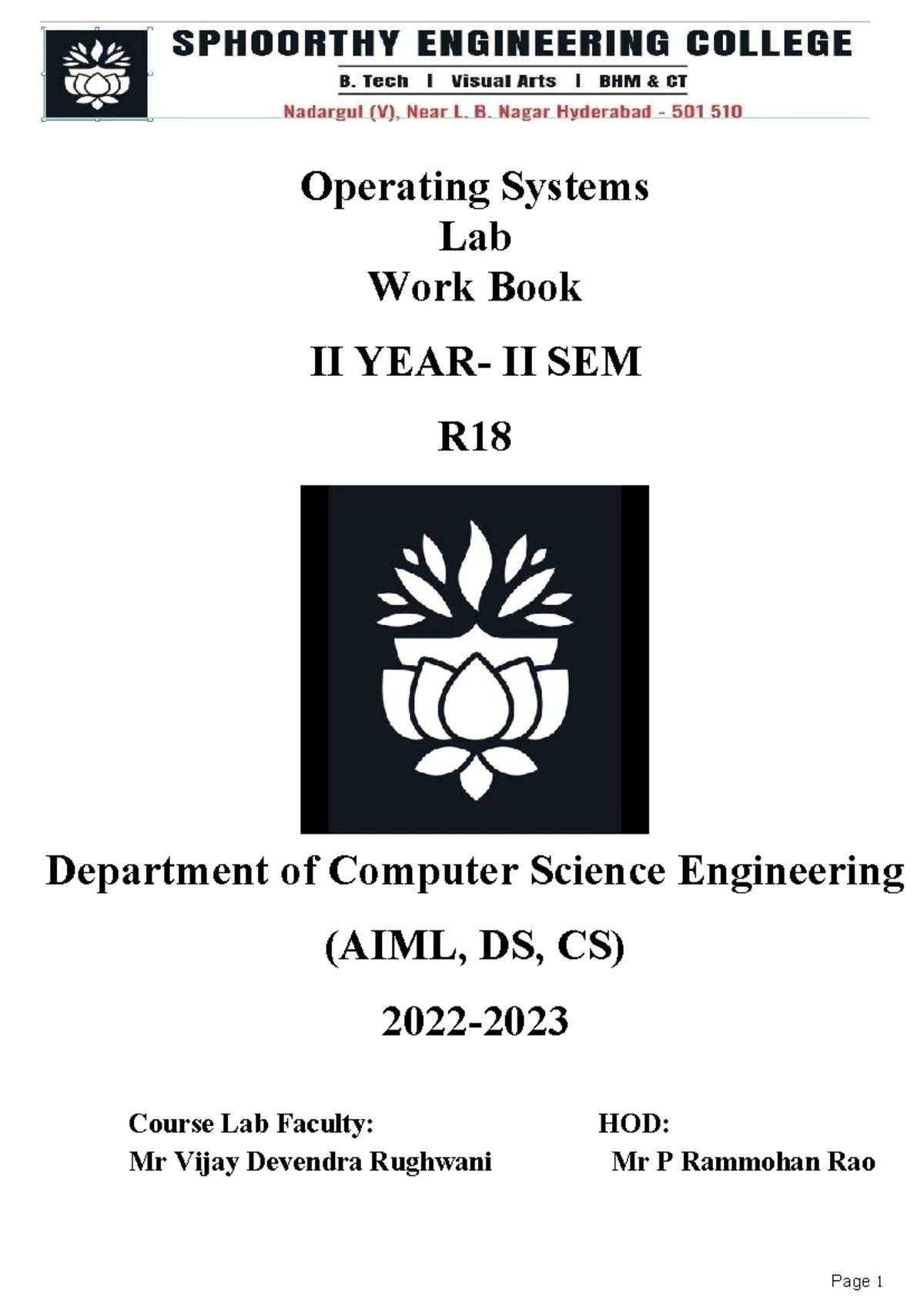Cyber Security Essential Lab Manual - CY604PC (2025) - Studocu