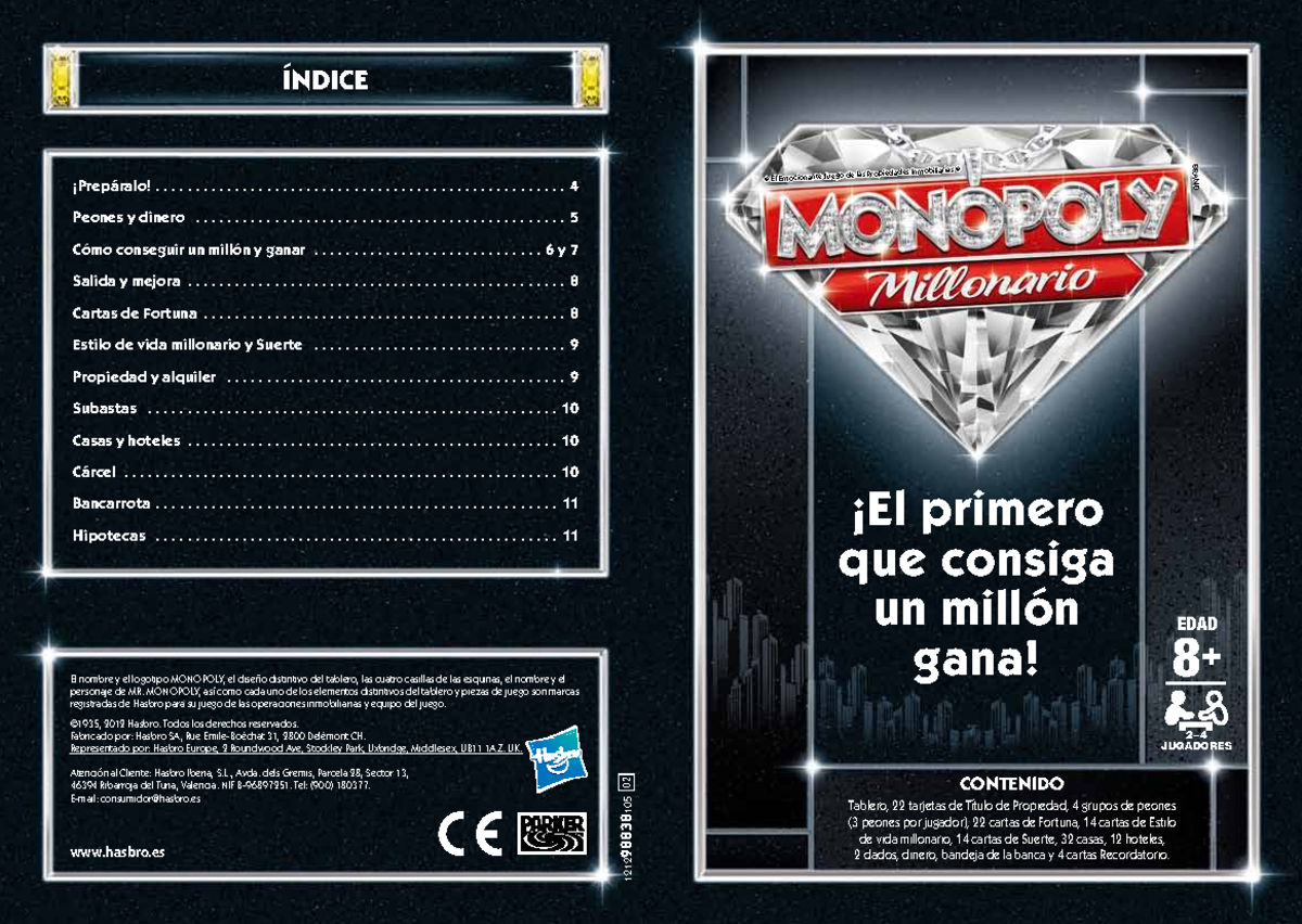 Reglas del Juego Monopoly Millonario: Guía Completa - Studocu