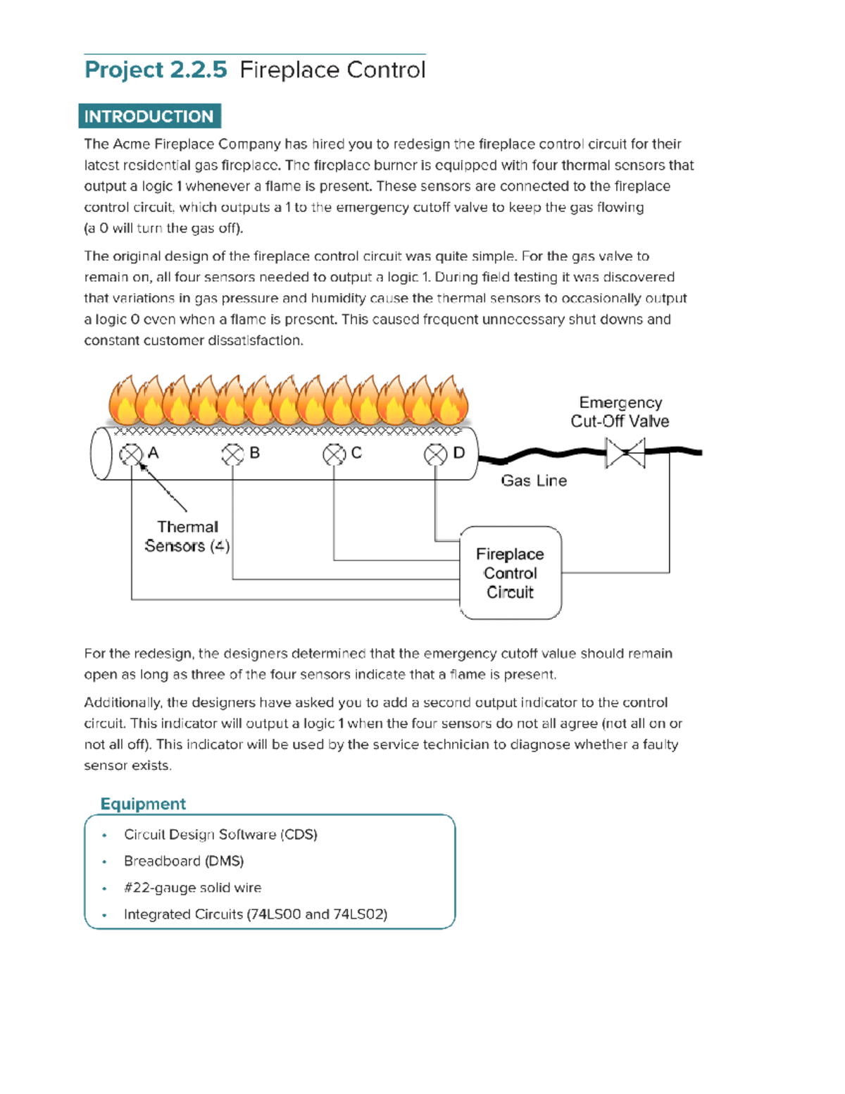 Fireplace Control Logic Circuits: NAND & NOR Systems (2.2.5) - Studocu