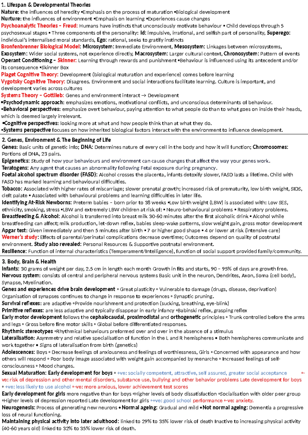 Chapter 1 - Exploring Systematic Changes in Human Lifespan Development ...