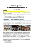 Terminsprøve 2025 i Virksomhedsøkonomi A (VØ) - Opgavesæt og Vejledning