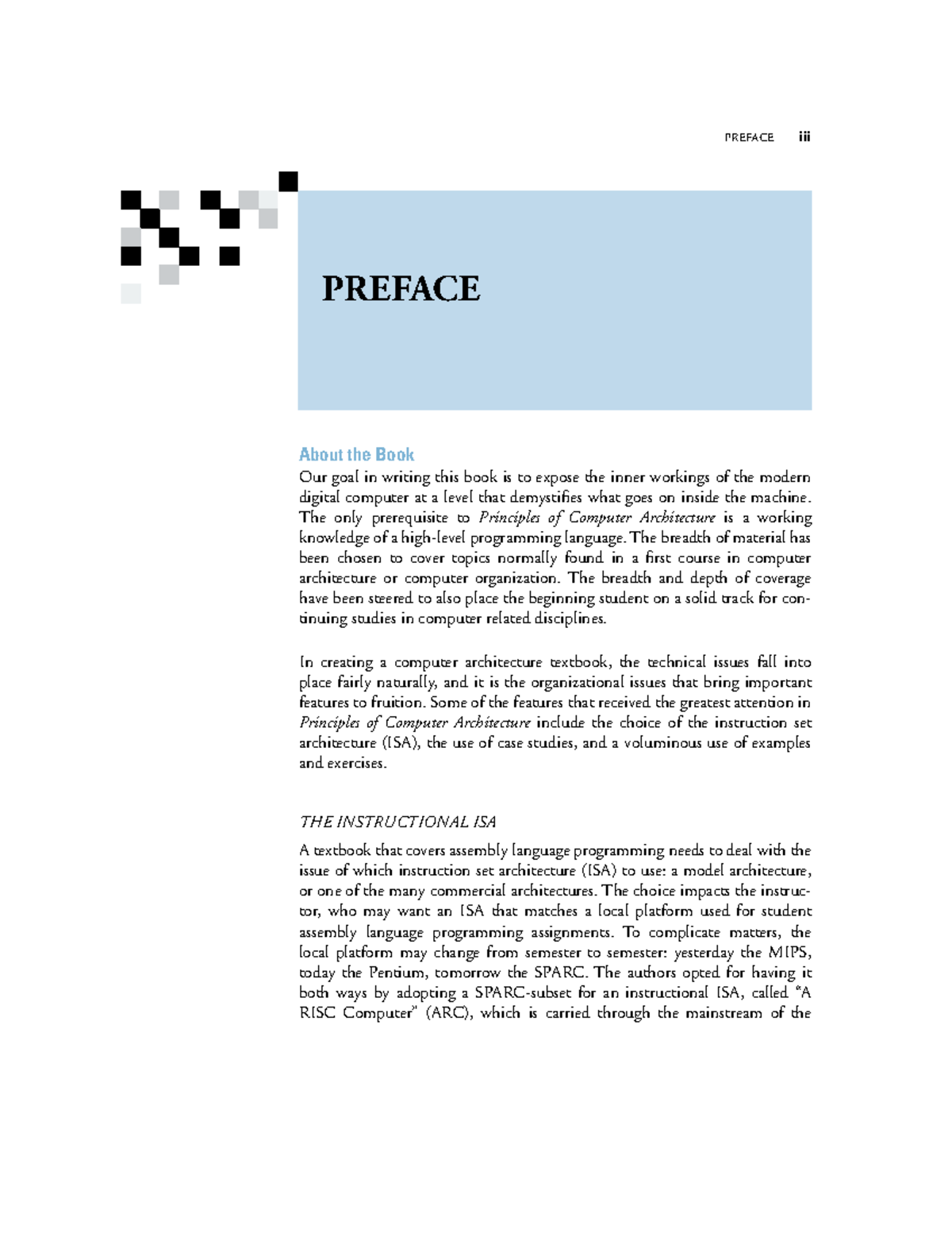 Preface to Computer Architecture - CT173 - Studocu