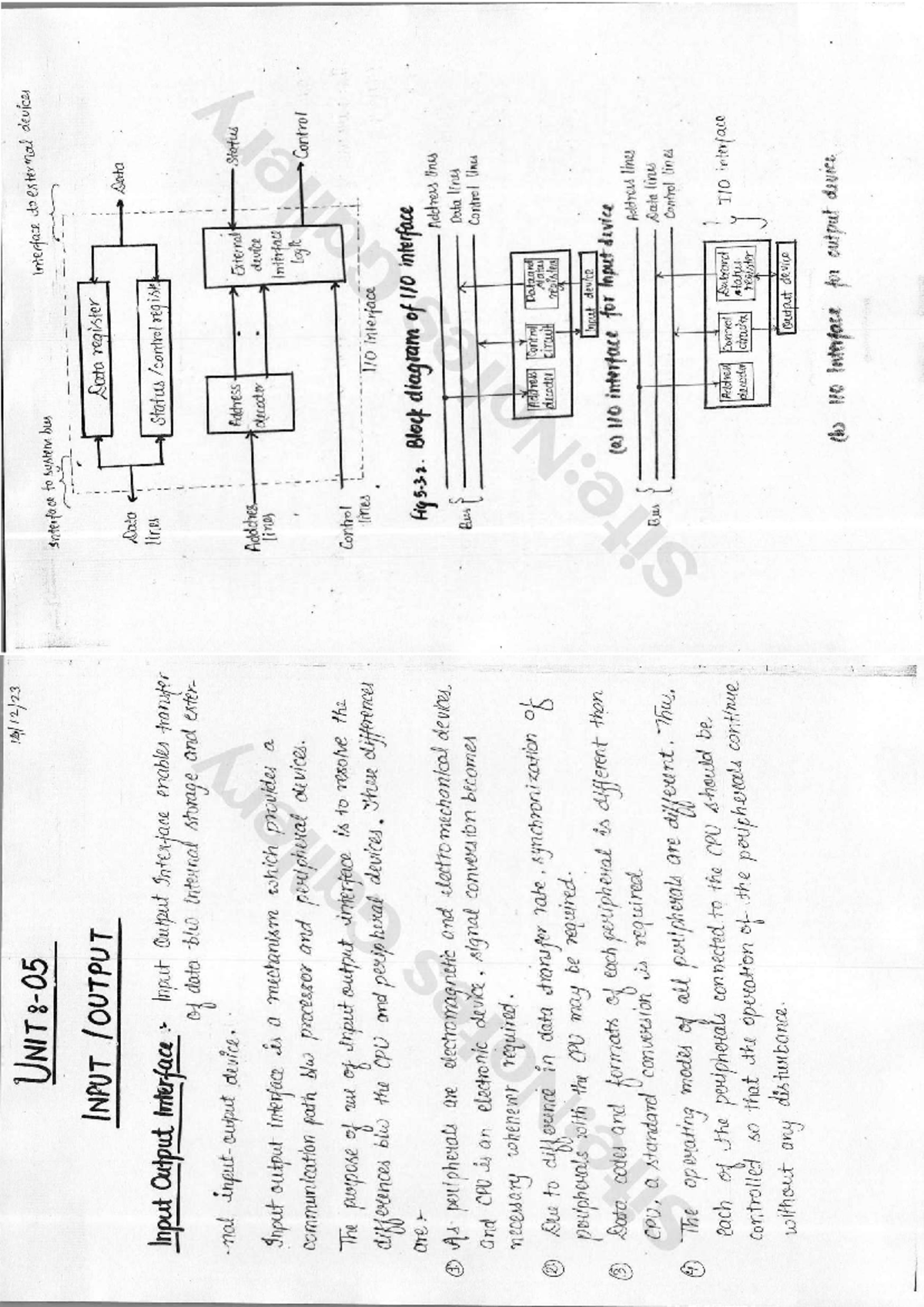COA 5: Input-Output Interface Mechanisms and Communication Techniques ...