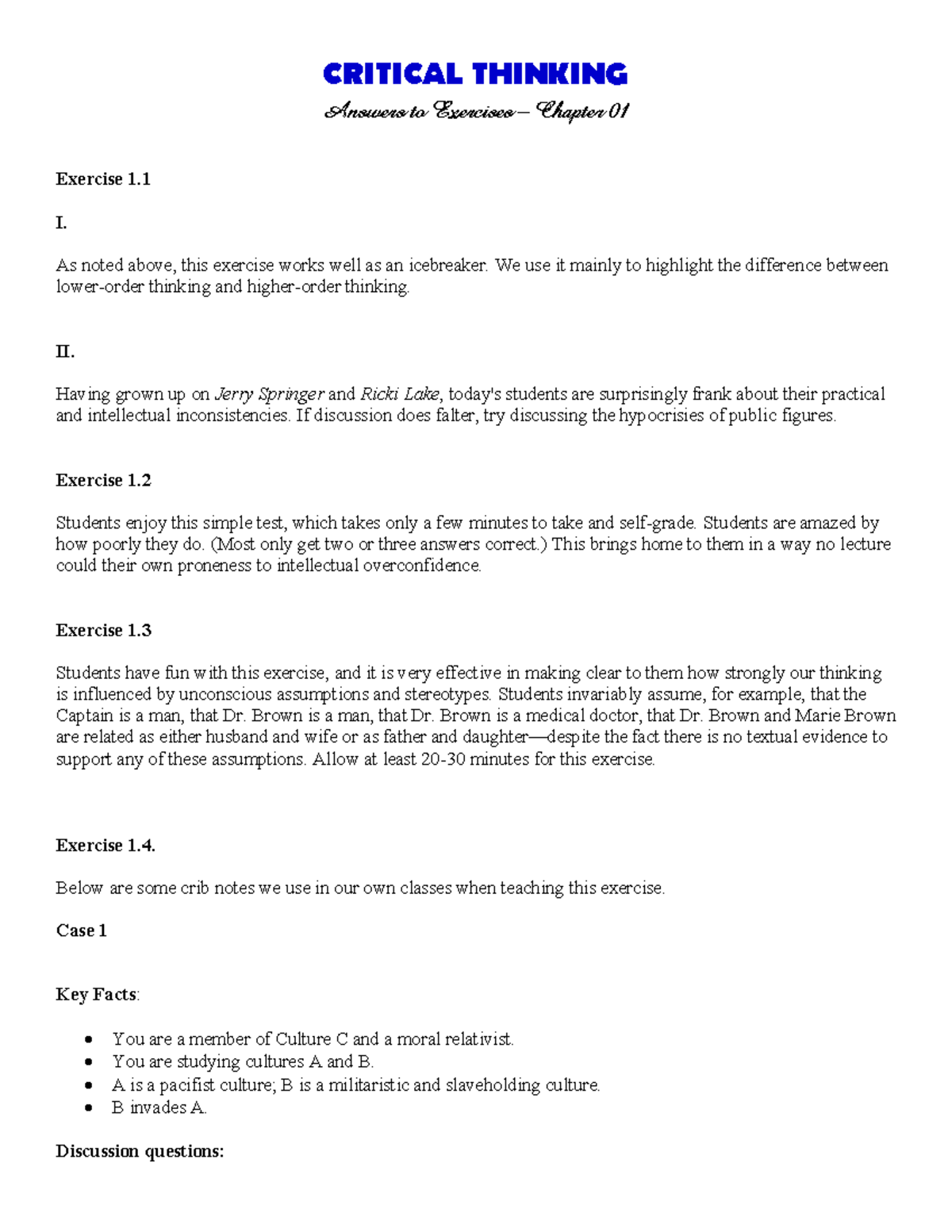 4e690d 94758 cf648cd4fc99a768f1c4fda114d - CRITICAL THINKING Answers to ...