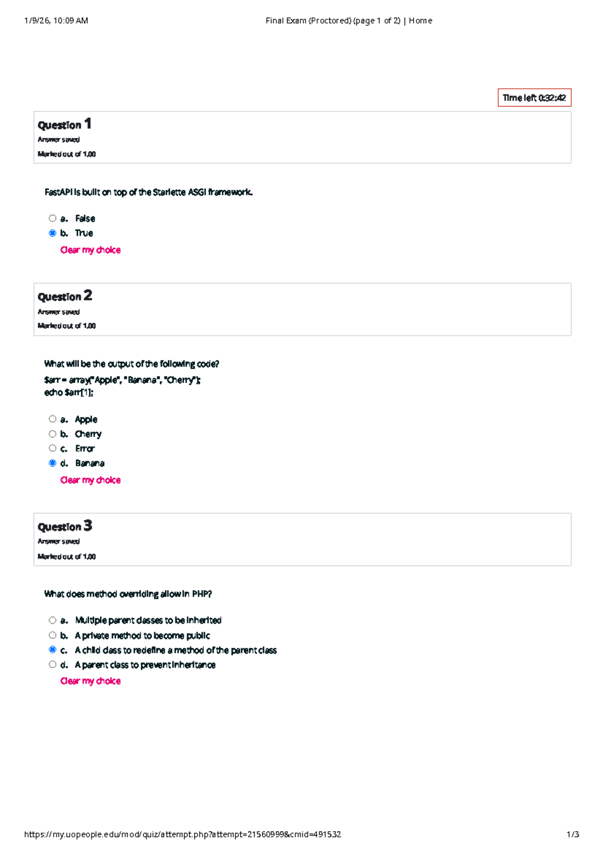 CS 3305 Final Exam (Proctored) Questions and Answers - Studocu