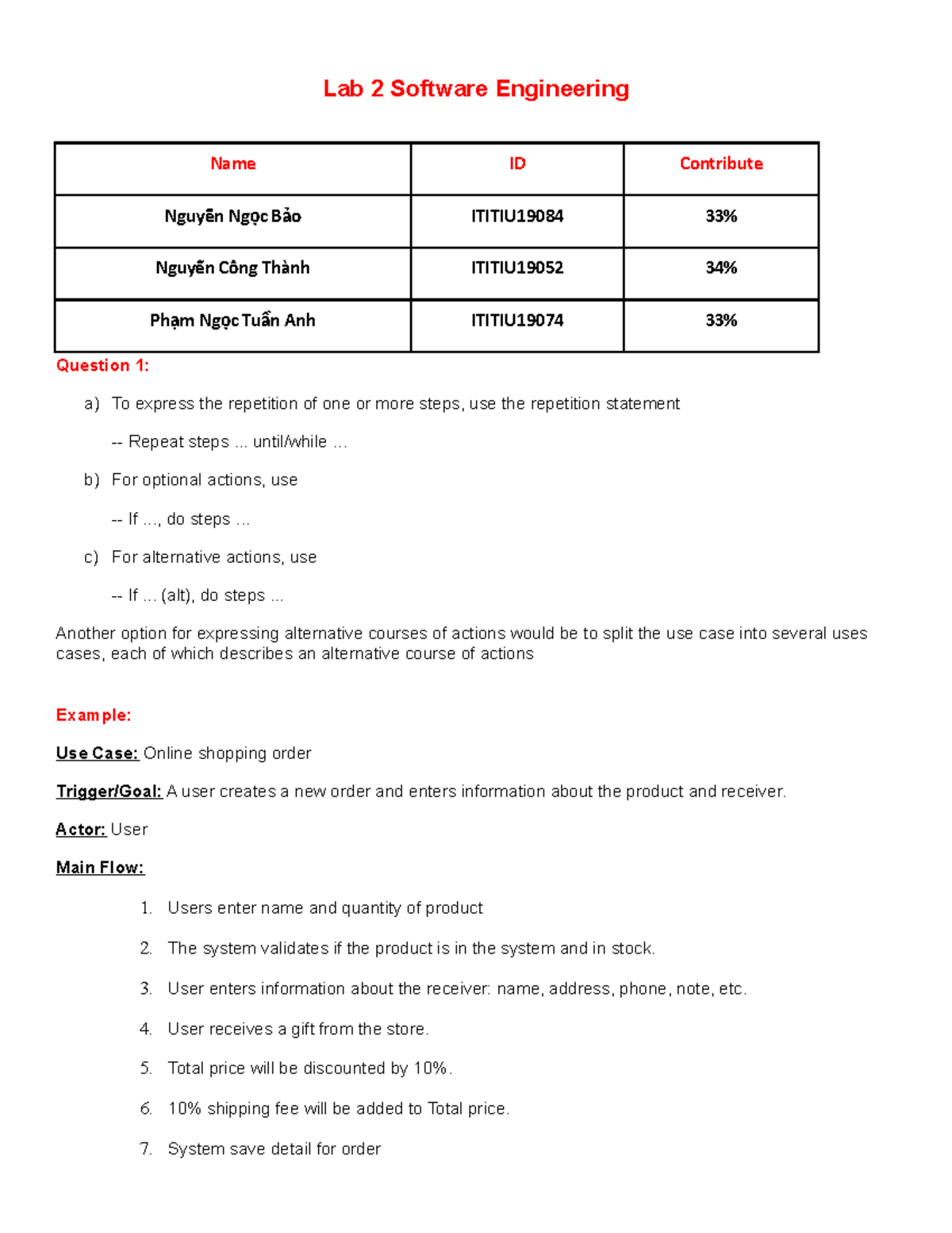 Lab2 SE - This is my pratice SE - Lab 2 Software Engineering Name ID ...
