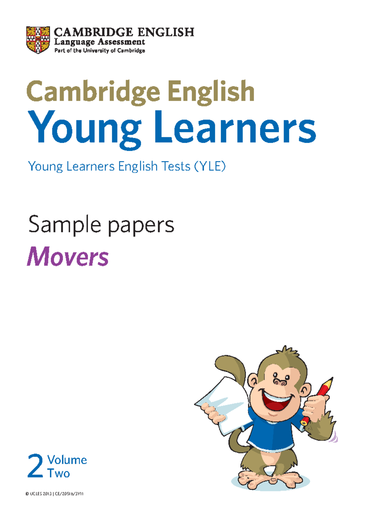 Cambridge YLE Movers Sample Papers Volume 2 - Practice Tests - Studocu