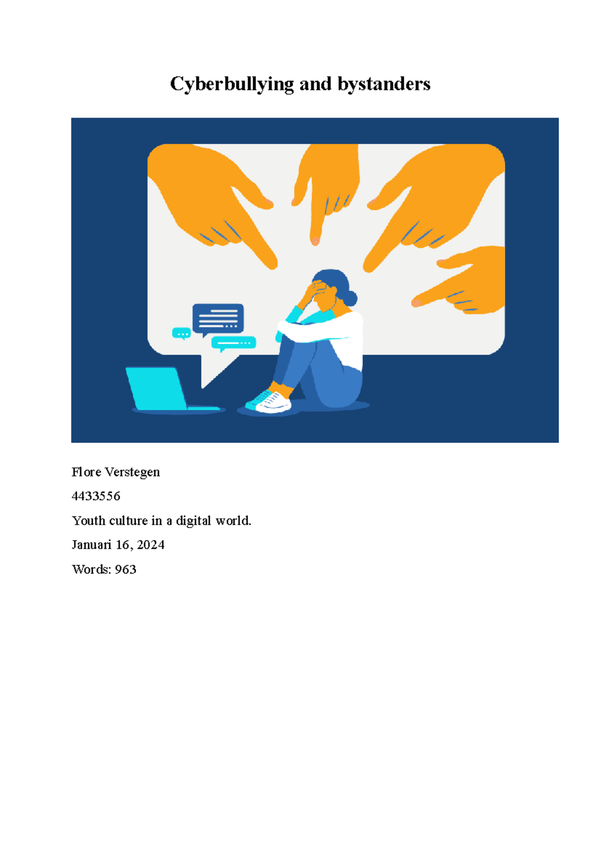 The Impact of Cyberbullying on Adolescent Mental Health (4433556 ...