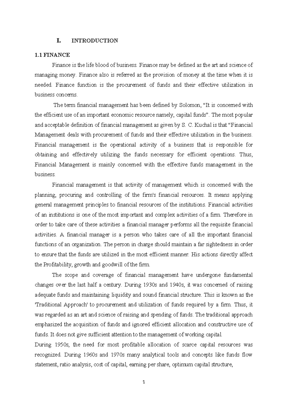 Financial Management - Comprehensive Overview and Key Concepts - Studocu