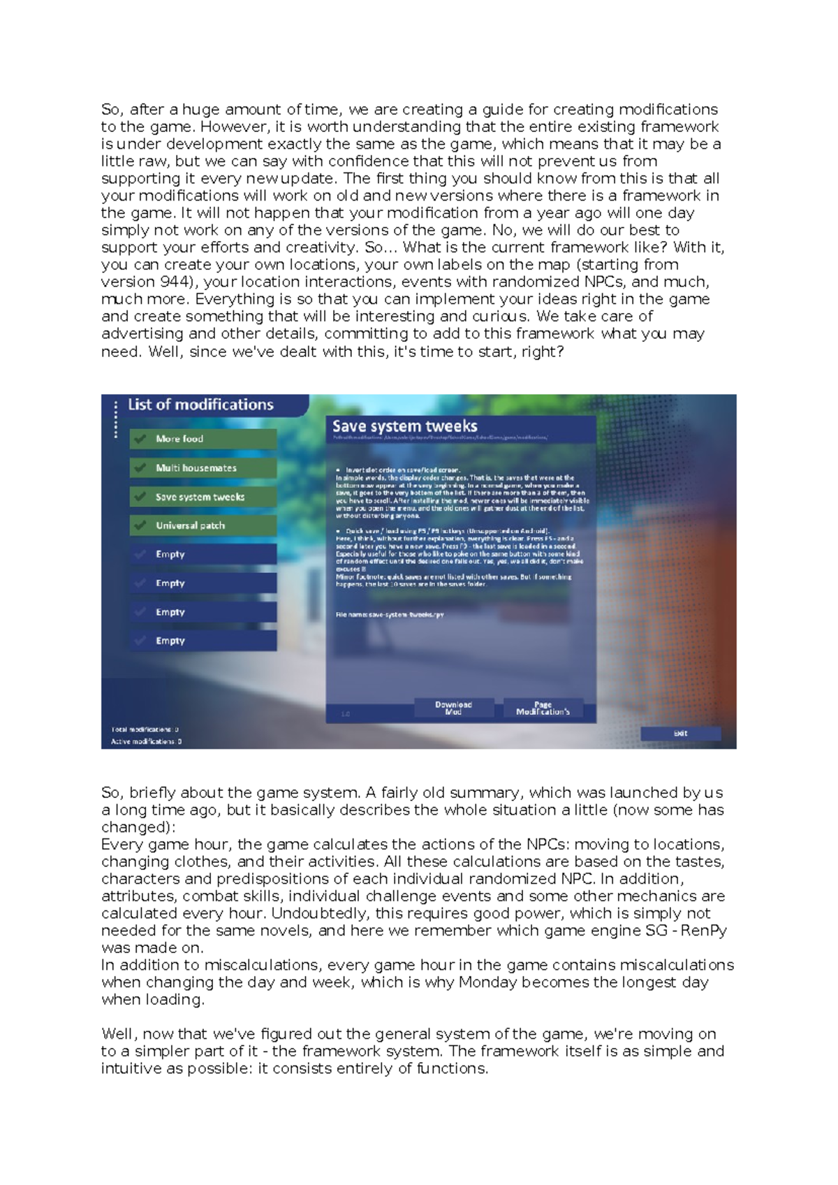 Game Modification Guide: Framework and Function Creation - Studeersnel