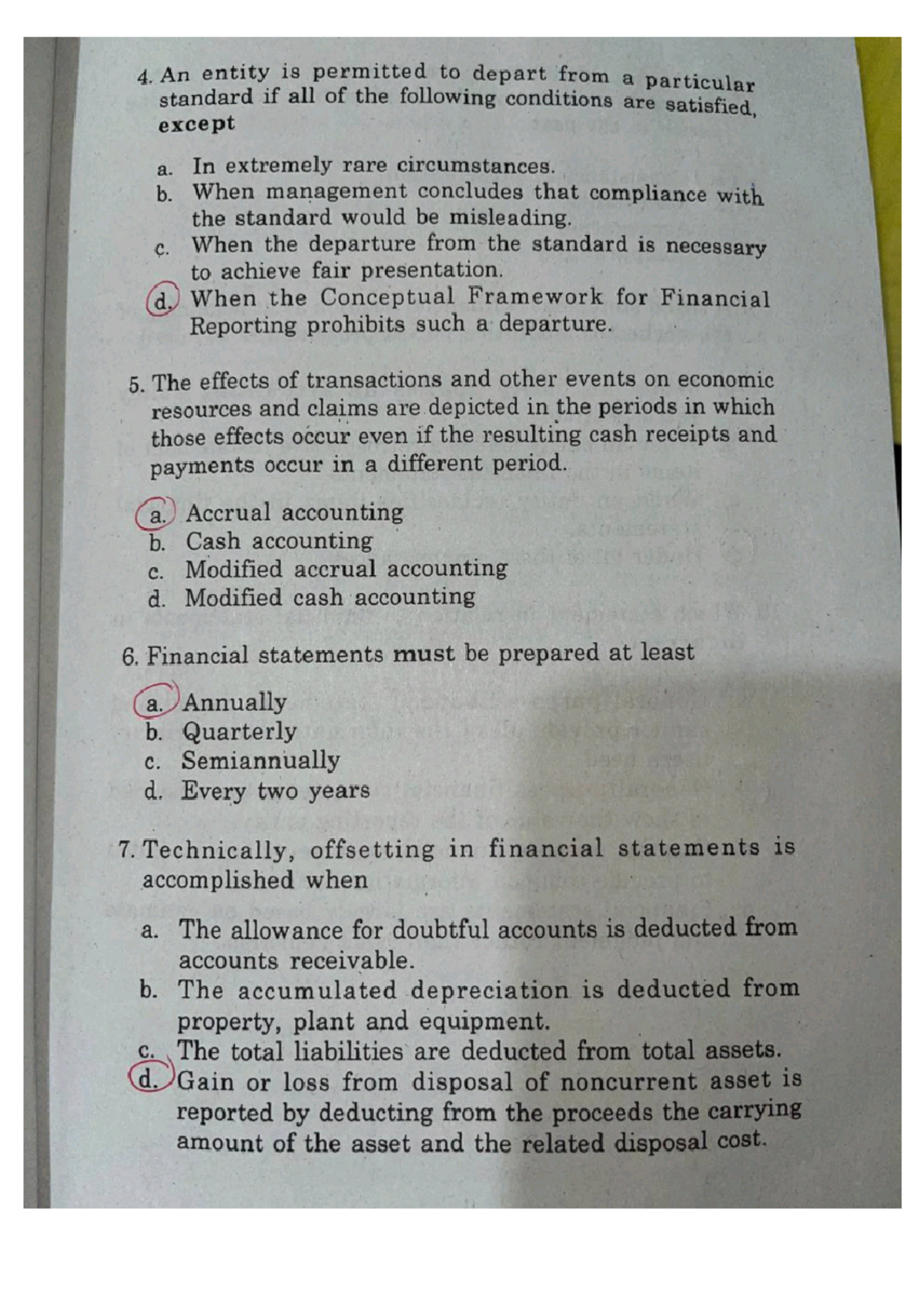 IA3 Chapter 1: Multiple Choice Questions on Financial Reporting ...