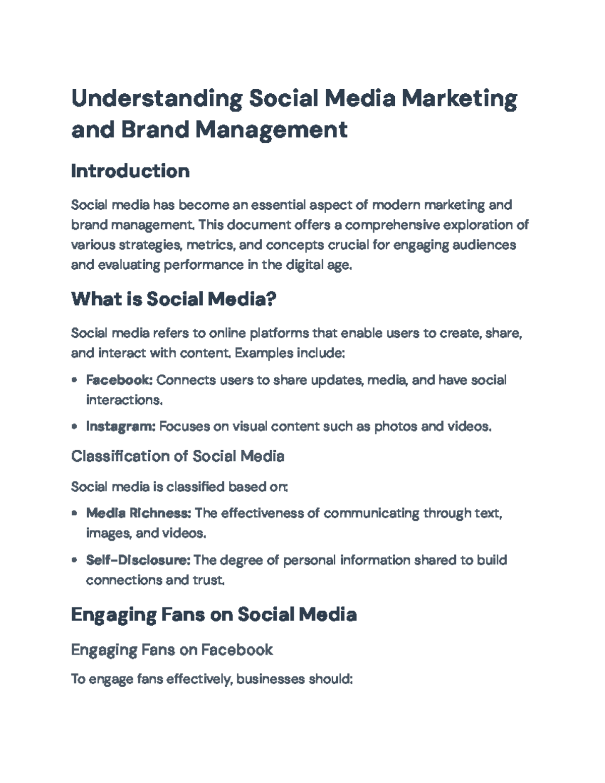 Social Media Marketing & Brand Management Strategies: Key Insights ...