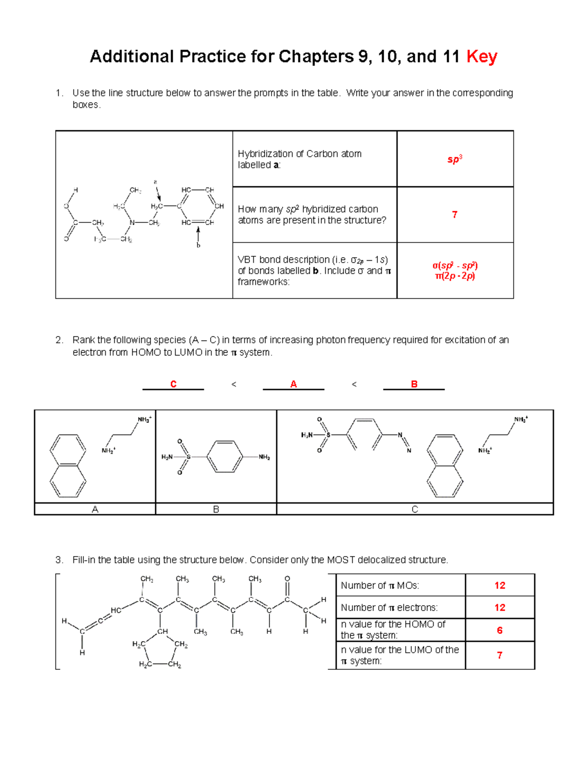 2024W1 Additional Chapters 9 10 and 11 Practice Answer KEY - Additional ...
