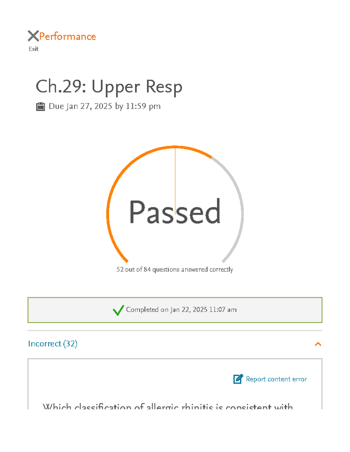 Performance Exit Ch.29: Upper Respiratory Review & Key Concepts - Studocu