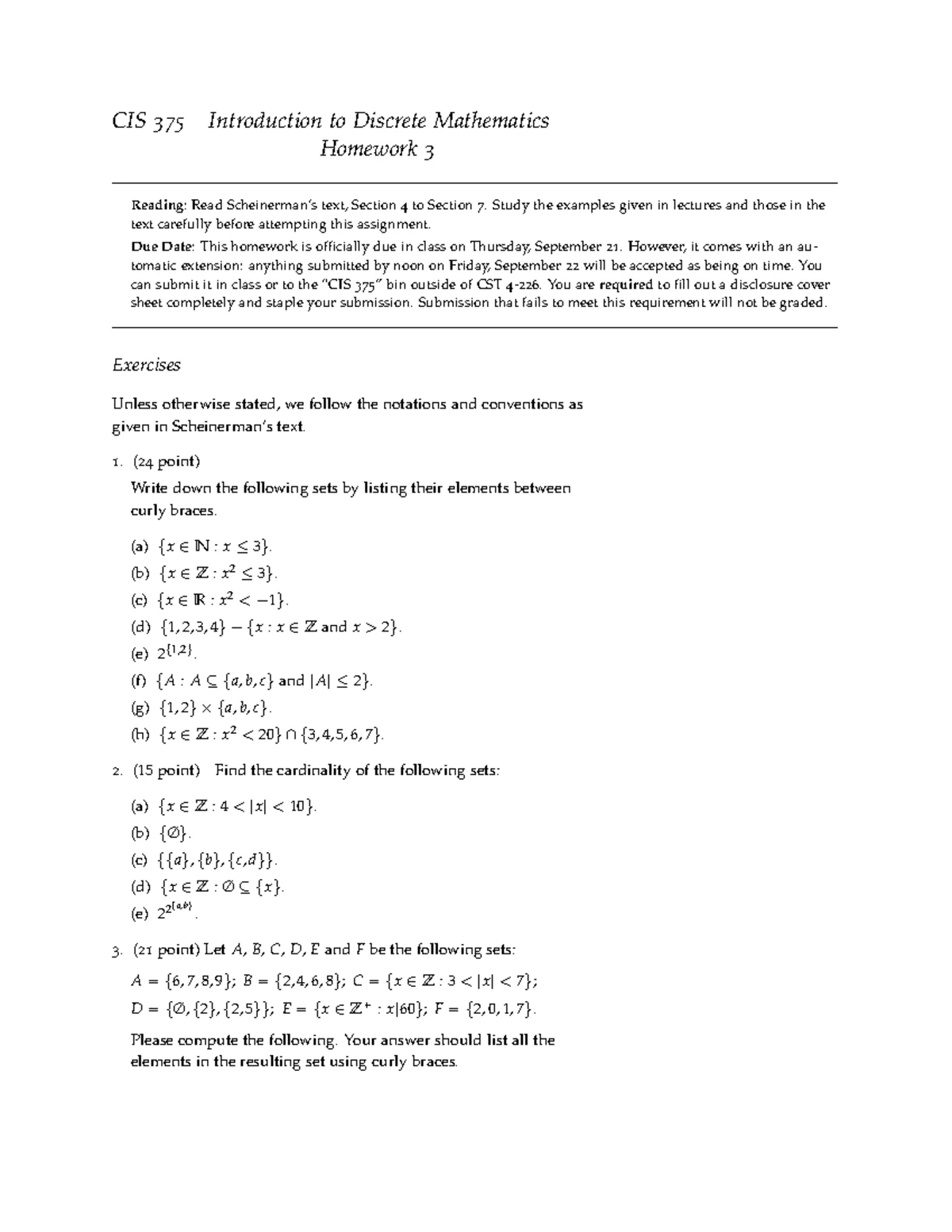 Hw05-w-cover - Homework 5 Discrete Mathematics Profesor : Andrew Lee ...
