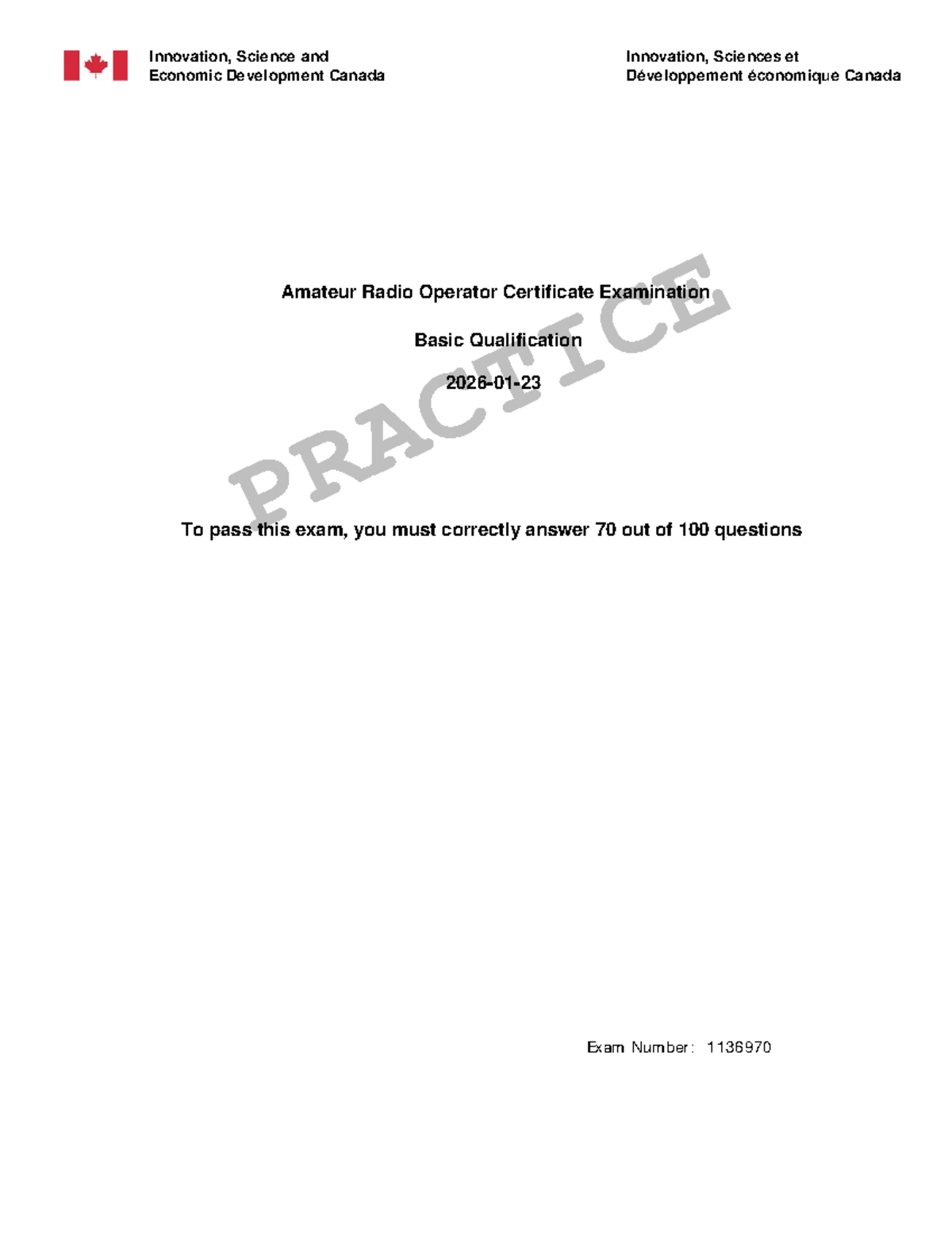 E C Amateur Radio Operator Certificate Exam Questions (ID 1136970 ...