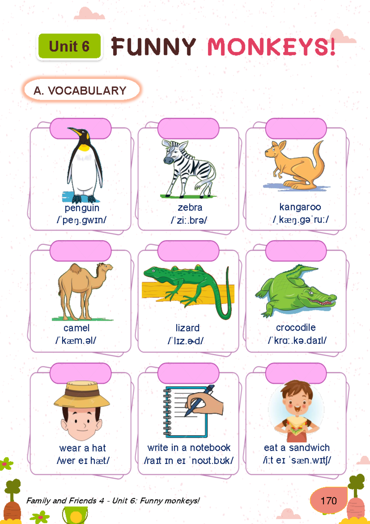 Unit 6 - Fun with Animals: Vocabulary and Grammar Activities - Studocu