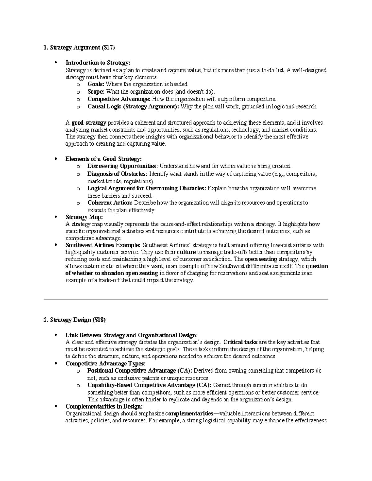 OB Assessment 4: Strategy, Culture, and Negotiation Insights (S17-S25 ...