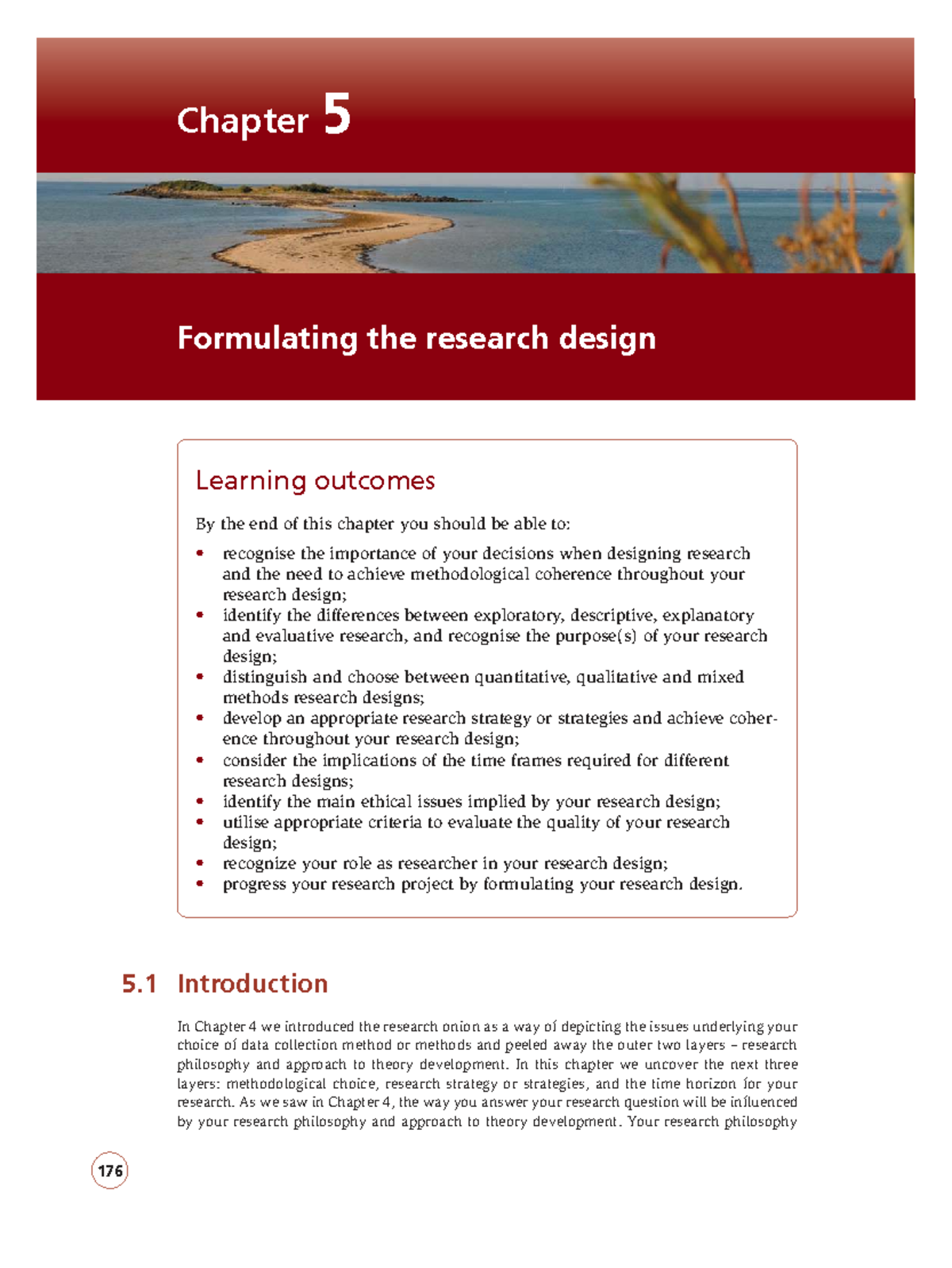 Chapter 5: Formulating the Research Design in Research Methods for ...