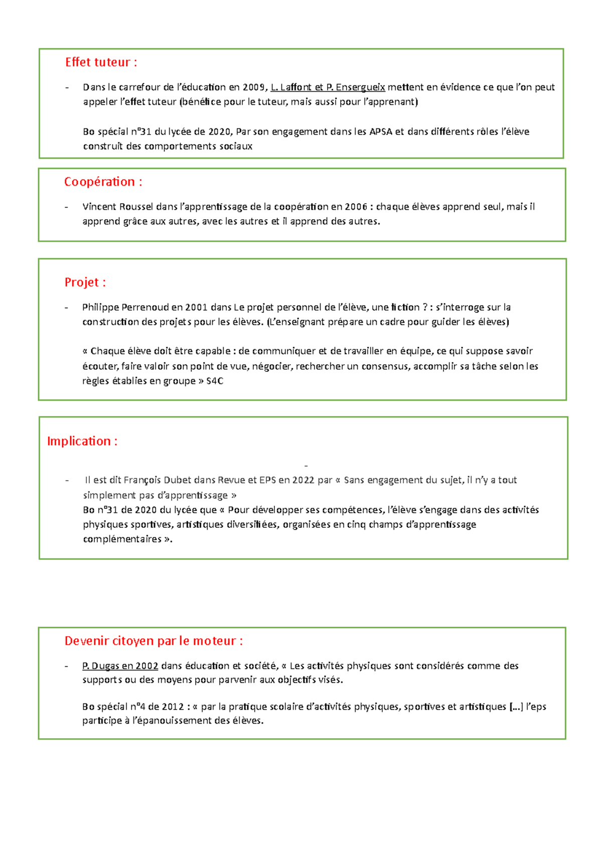 Comprendre Les Clés Des Règles De Course 2009-2012