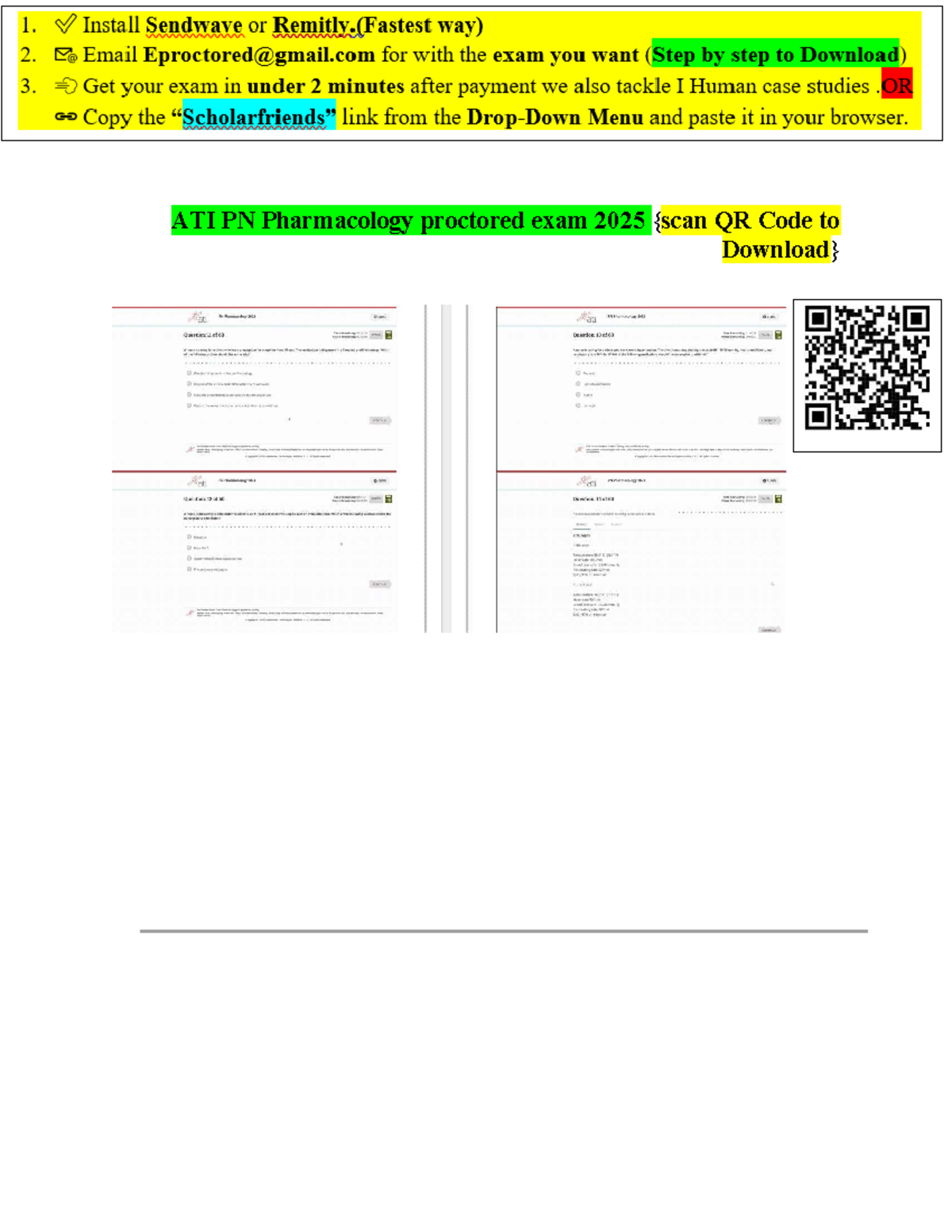 ATI PN pharmacology proctored exam study guide 2025 with 60 questions ...