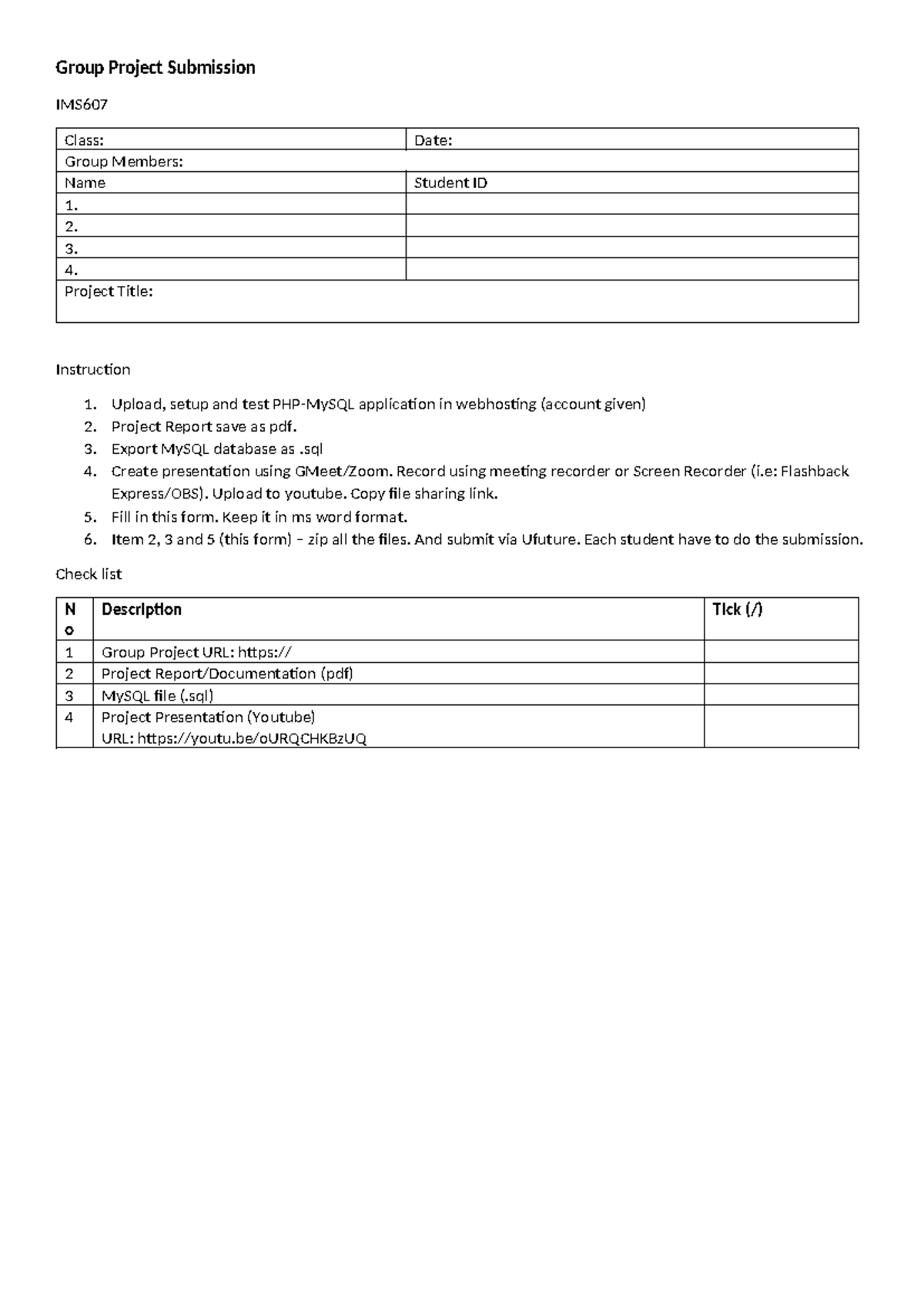 Final Project Submission Guidelines for ICM607 Team Members - Studocu