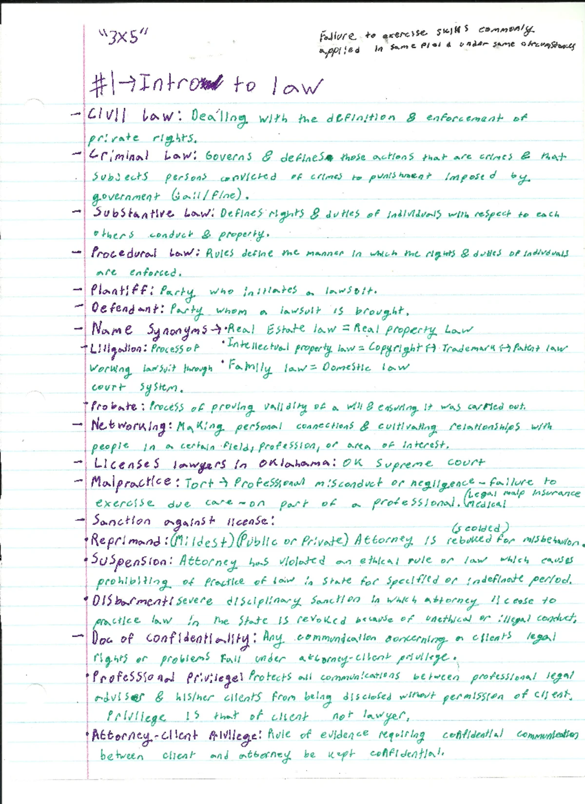 LAW 202 - Test 2 Study Guide: Key Legal Concepts & Principles - Studocu