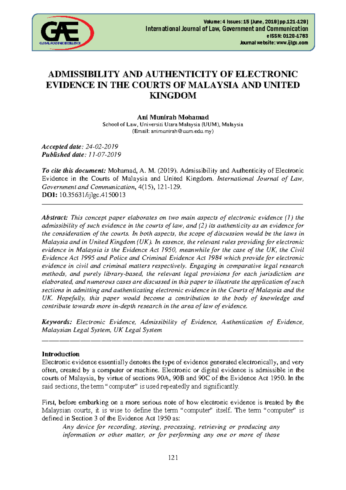 Ijlgc 2019 15 06 13 - case summary explain fortuna injunction ...