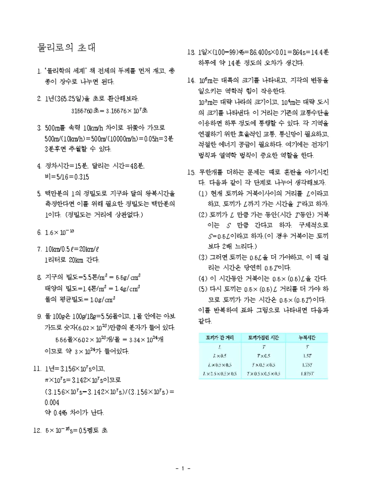 물리학의 세계 솔루션 - 물리학의 기초와 응용 (물리학 101) - Studocu