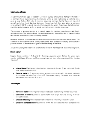 IBT Reviewer Chapter 3 - INTERNATION BUSINESS AND TRADE Chapter 3 ...