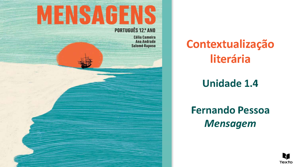 Resumo da obra "Mensagem" de Fernando Pessoa - Português 12º ano - Document Preview