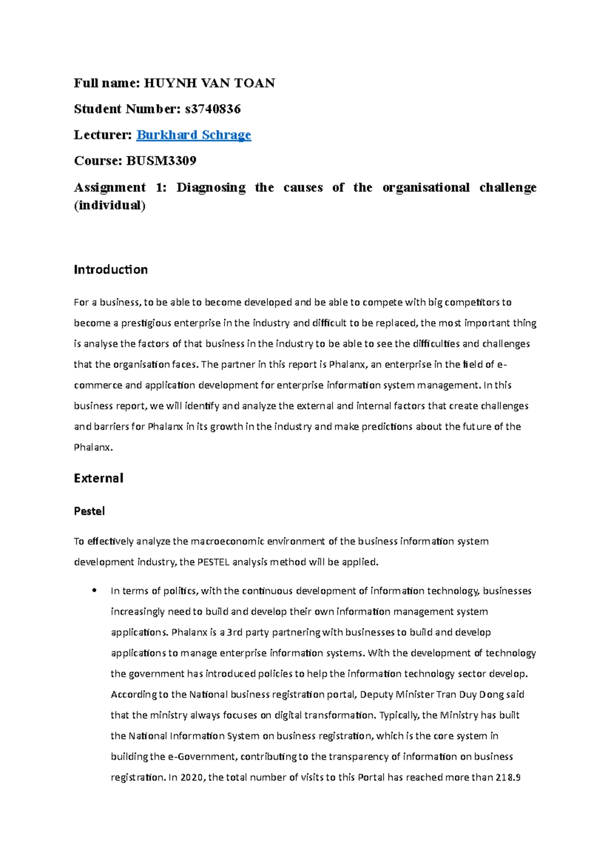 Huynh Van Toan s3740836 BF ass2 (word) - RMIT International University ...