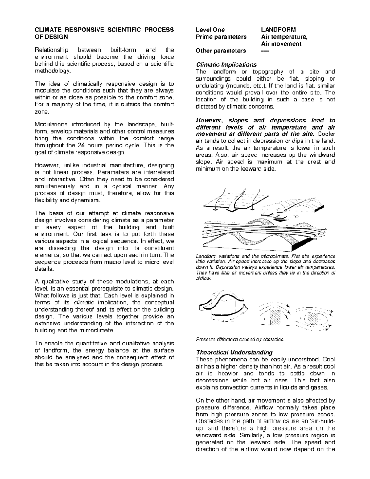 Tropical - Lecture on Climate Responsive Design Principles - Studocu