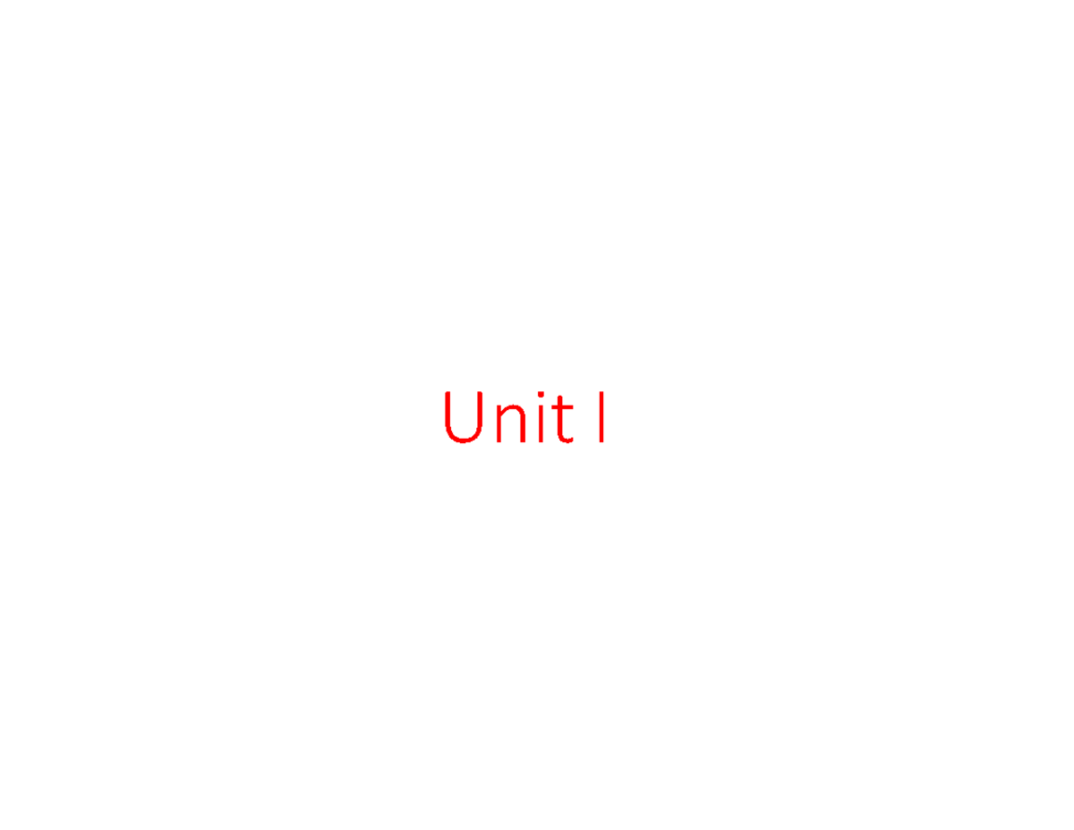 Unit I: Introduction to Computer Networks - Key Concepts and Types ...