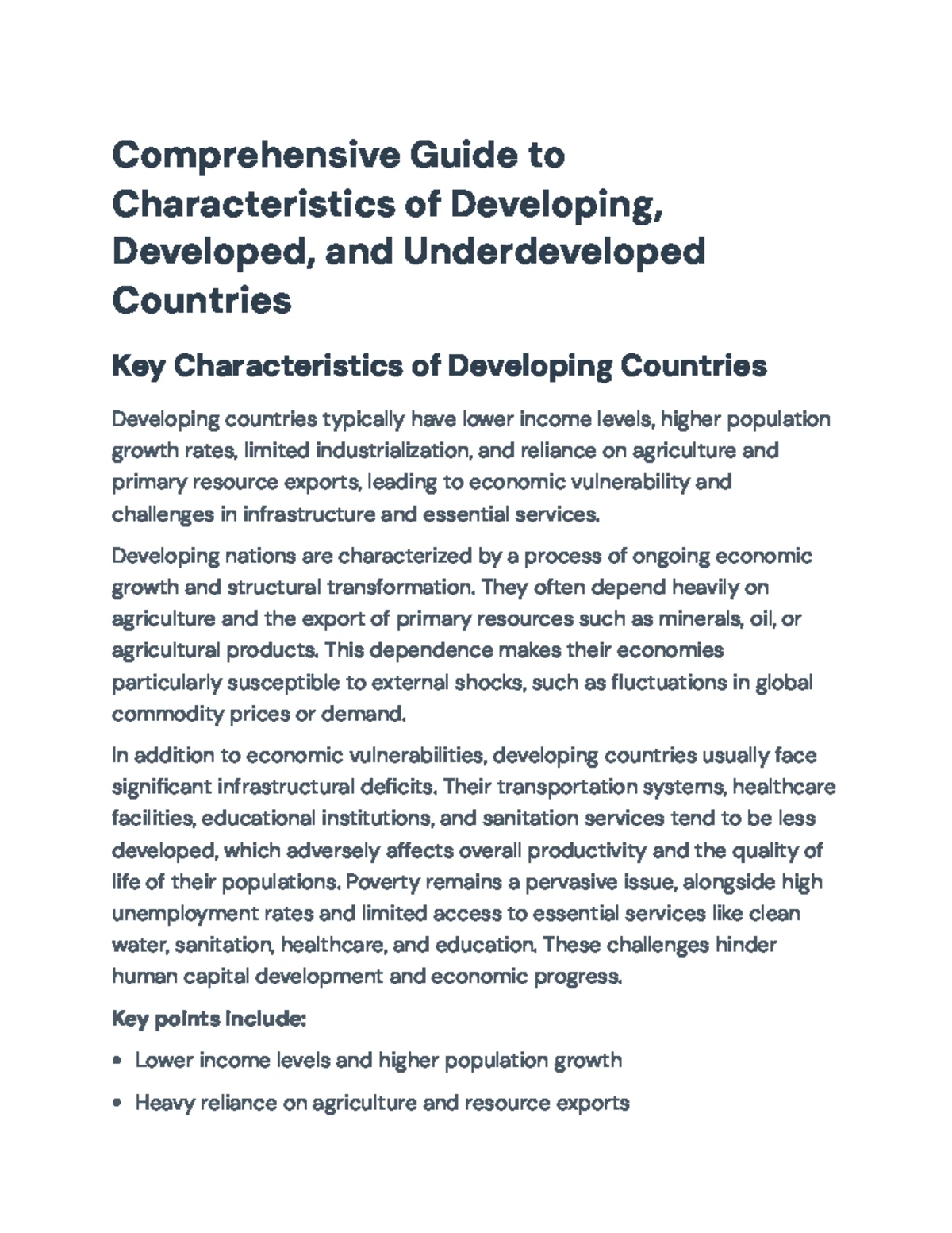 Comprehensive Guide to the Development Gap: Causes & Strategies (DEV101 ...