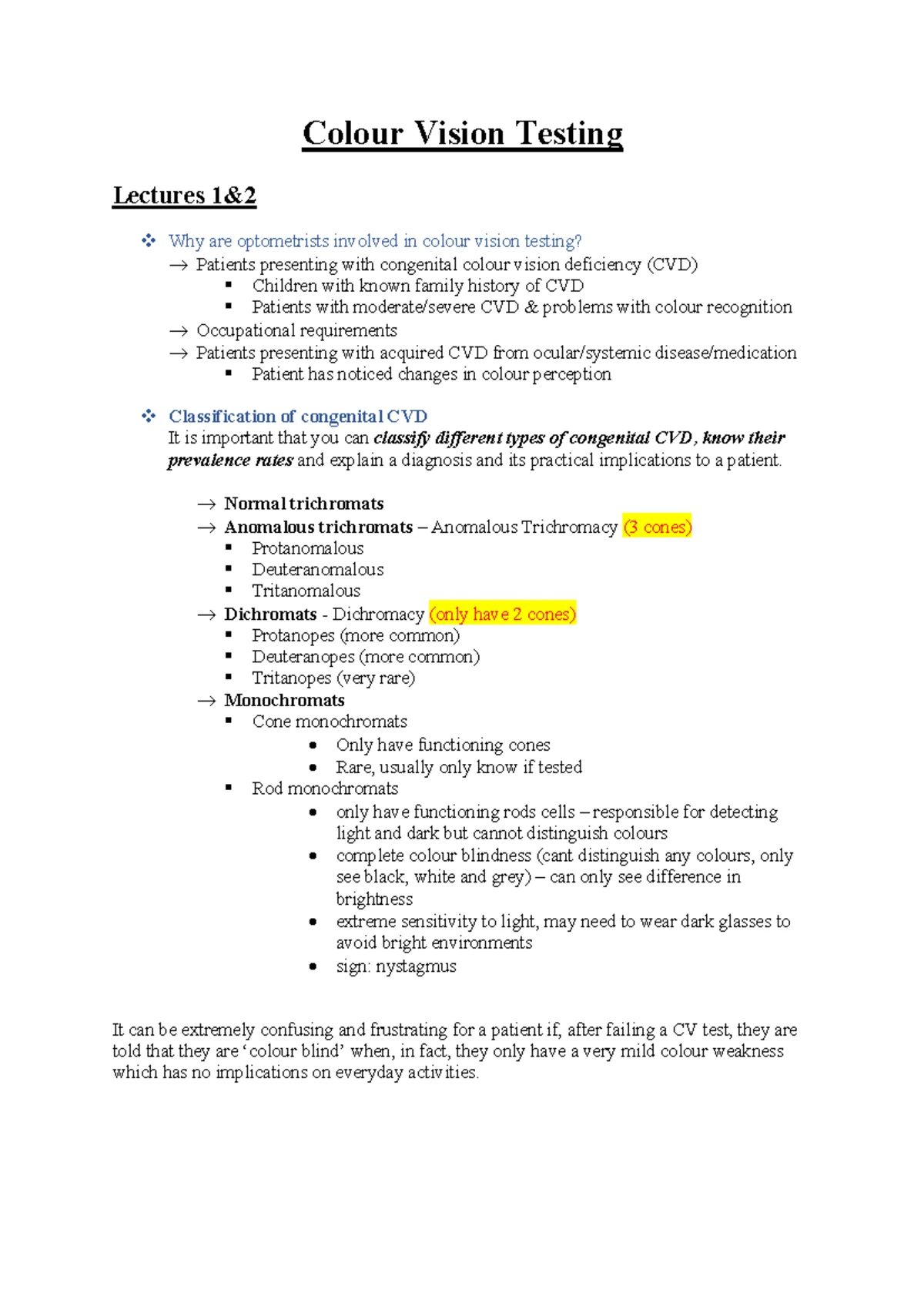 Colour Vision Testing: Concepts, Techniques, and Occupational ...