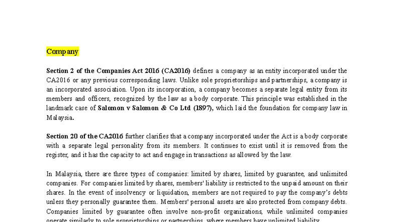 Nota Banking Final Exam - CA2016 Overview and Key Concepts - Studocu