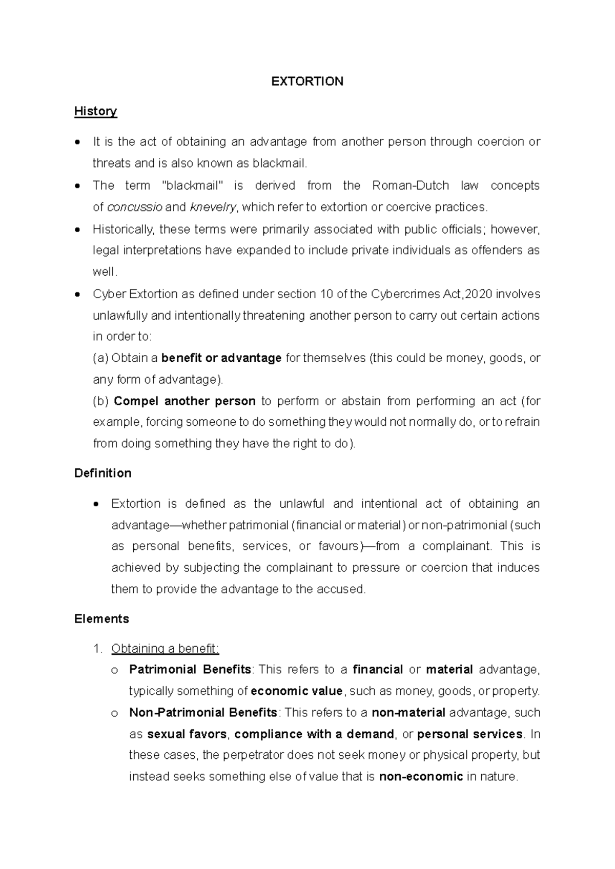 JJCV Chapter 41: Understanding Extortion and Its Legal Implications ...