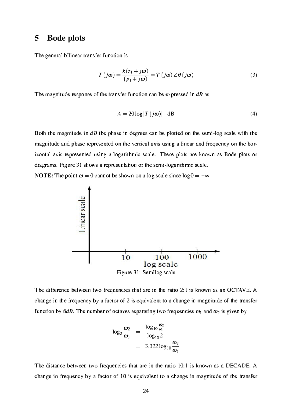 MUT Circuit Theory: Bode Plots Lecture Notes (EE 3rd Year) - Studocu