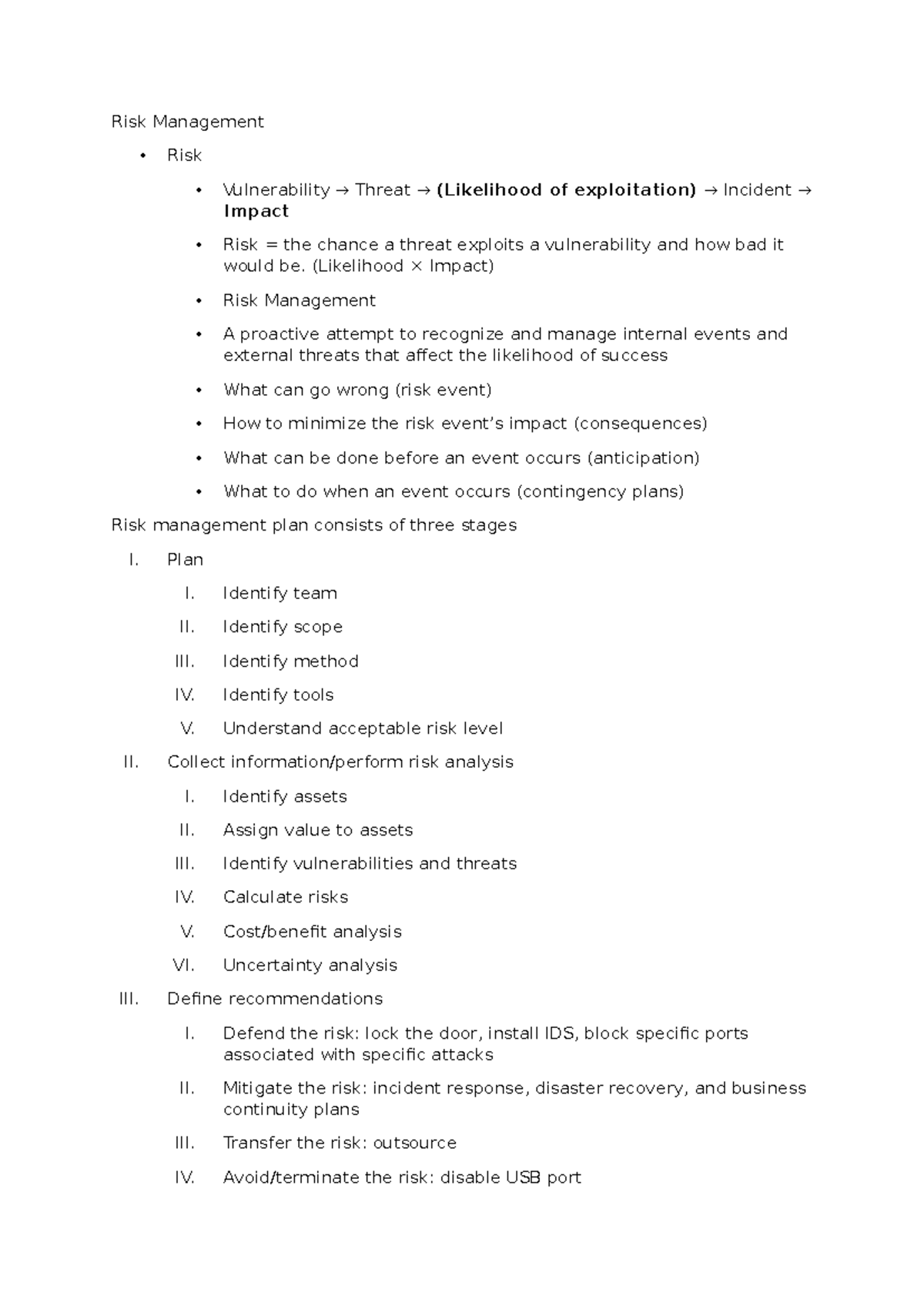 Risk Management Strategies in IT Change Control Processes (ITM 101 ...