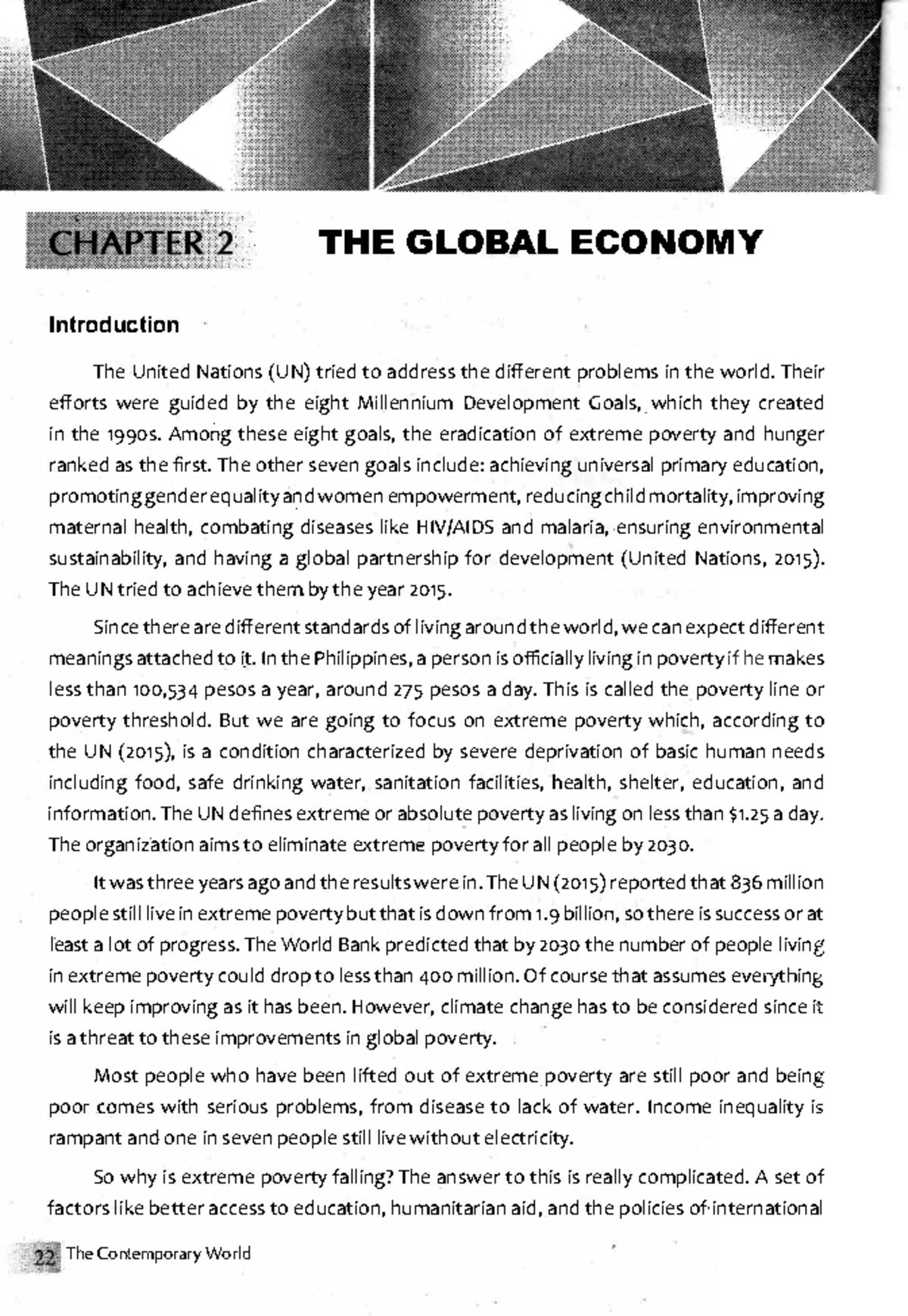 Globalization, Poverty, and Economic Inequality in the Contemporary ...