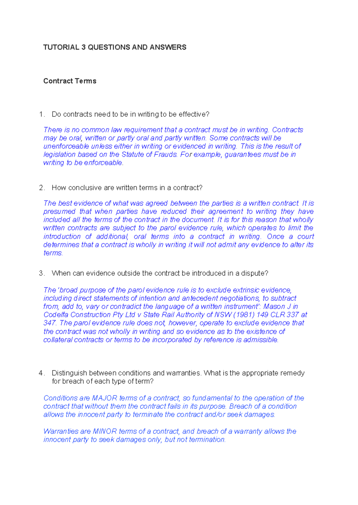Bu 1112 - Tutorial 3 Questions and Answers - TUTORIAL 3 QUESTIONS AND ...