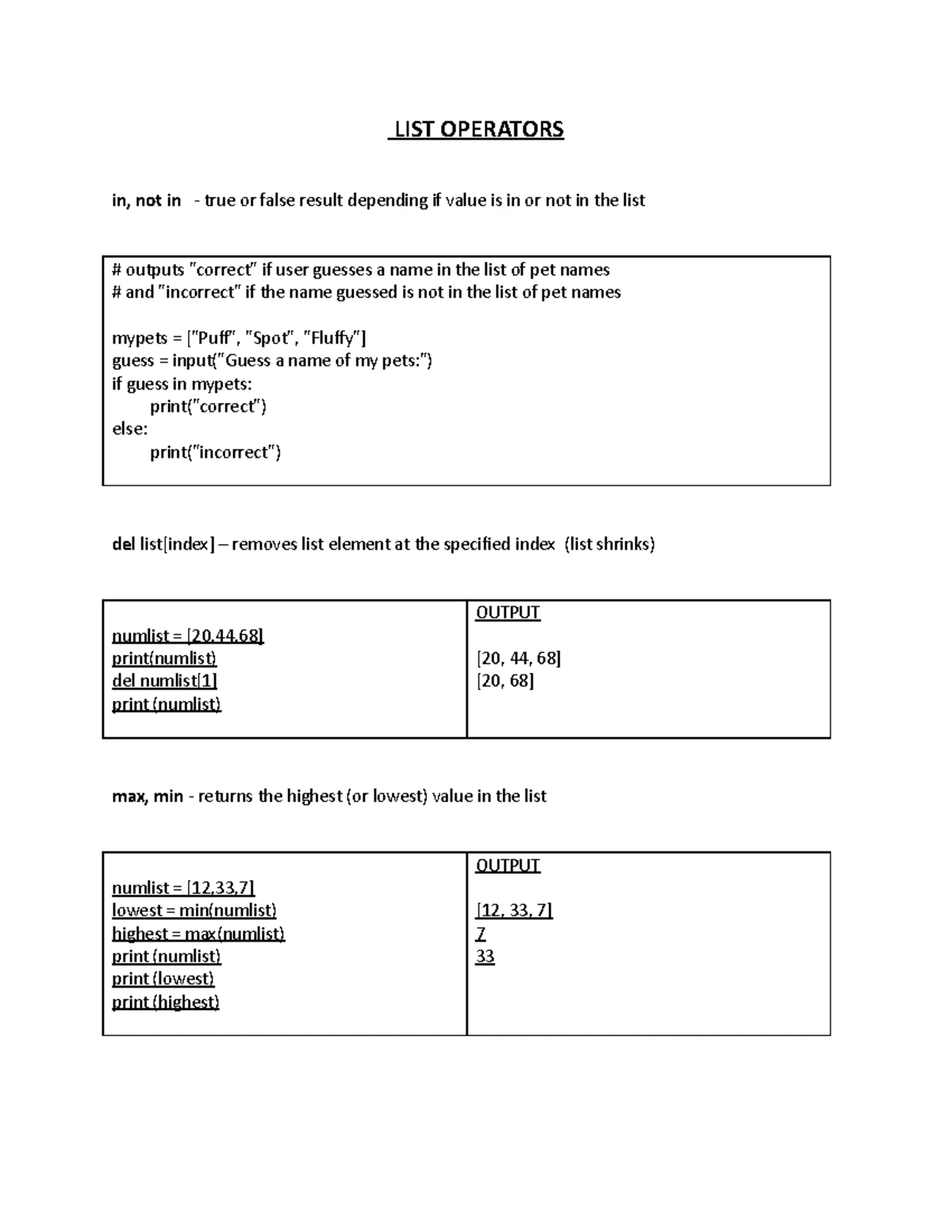 Files in Python - Lecture note summaries - Files in Python Files ...