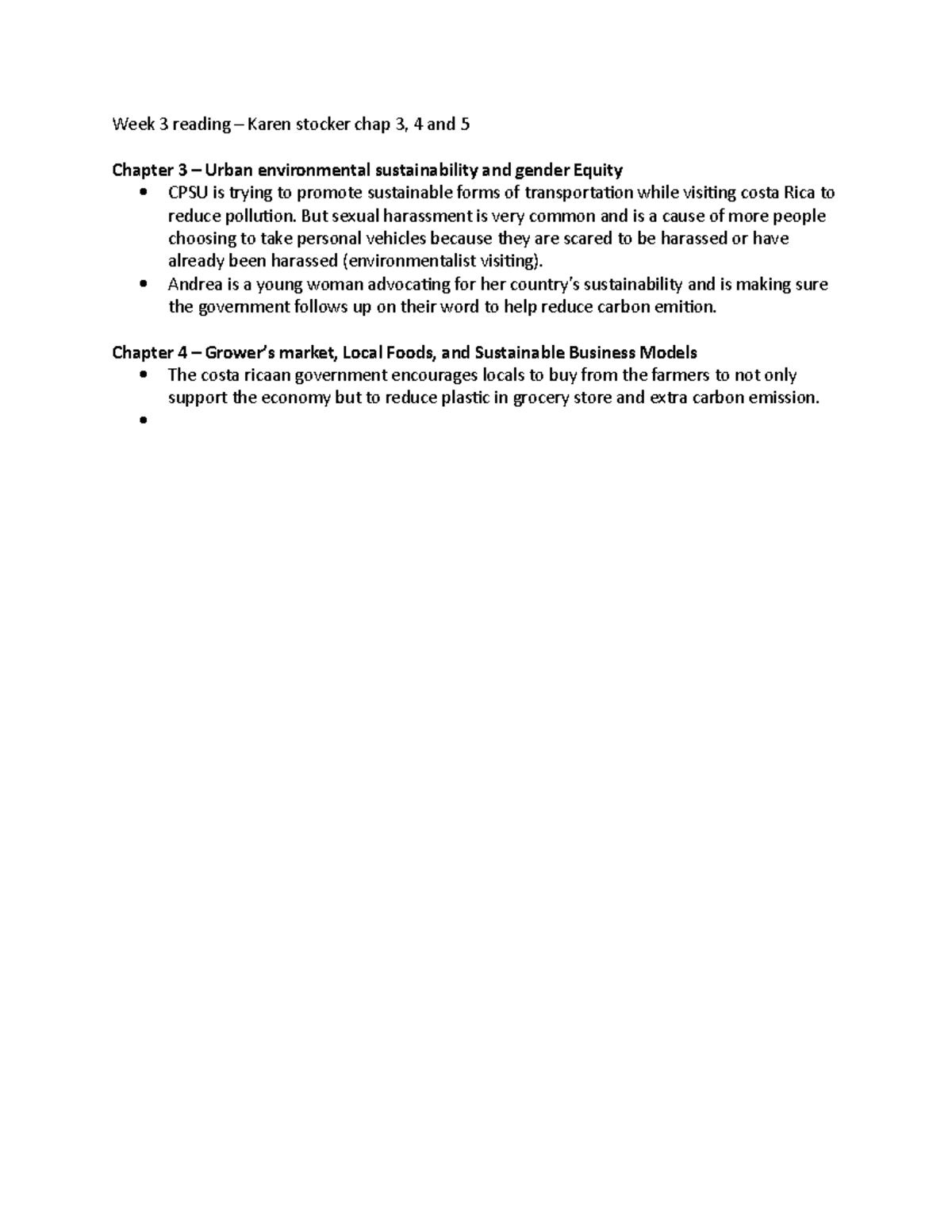 ANTH week 3 reading notes - Week 3 reading – Karen stocker chap 3, 4 ...
