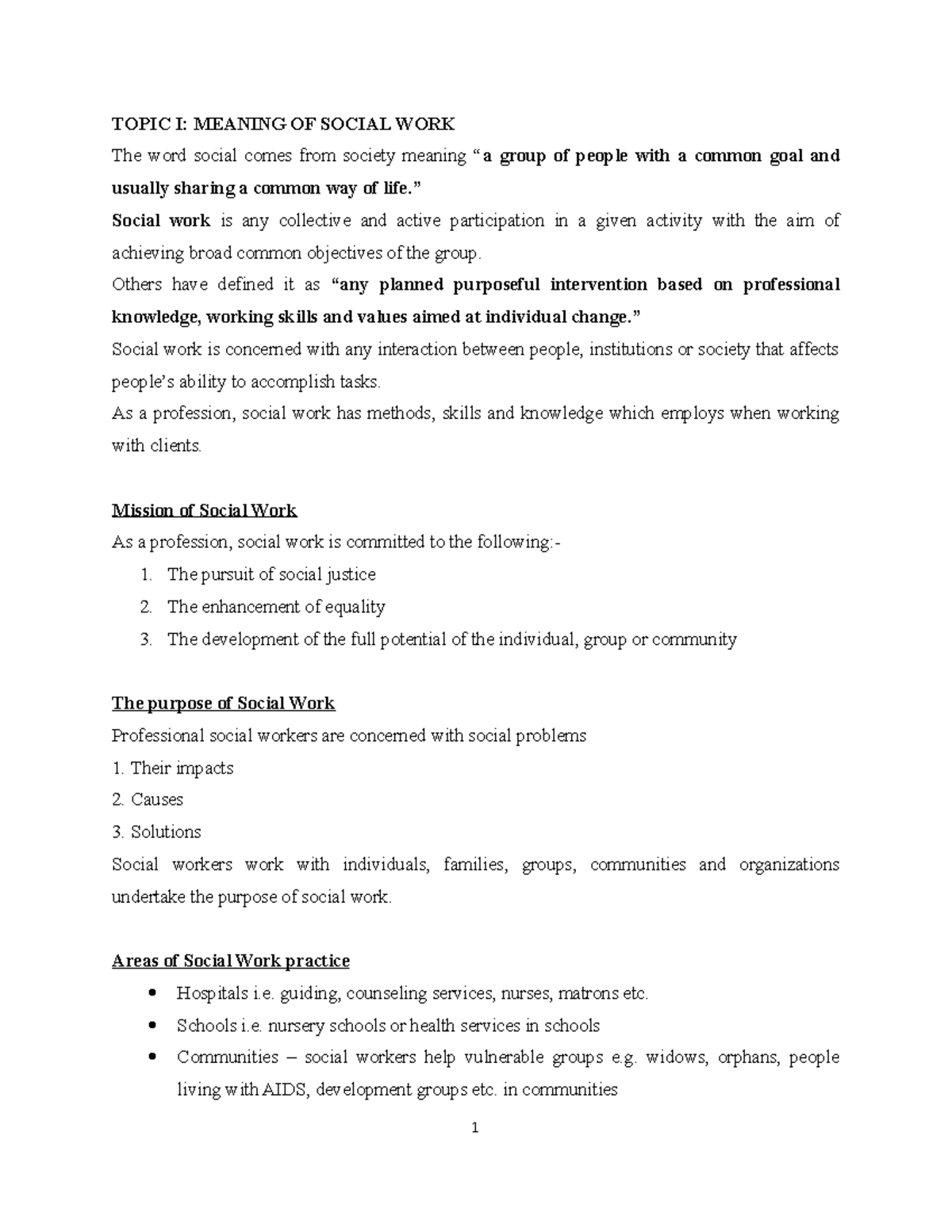 Social Work Theory J - Comprehensive Study Guide for Future Use - Studocu