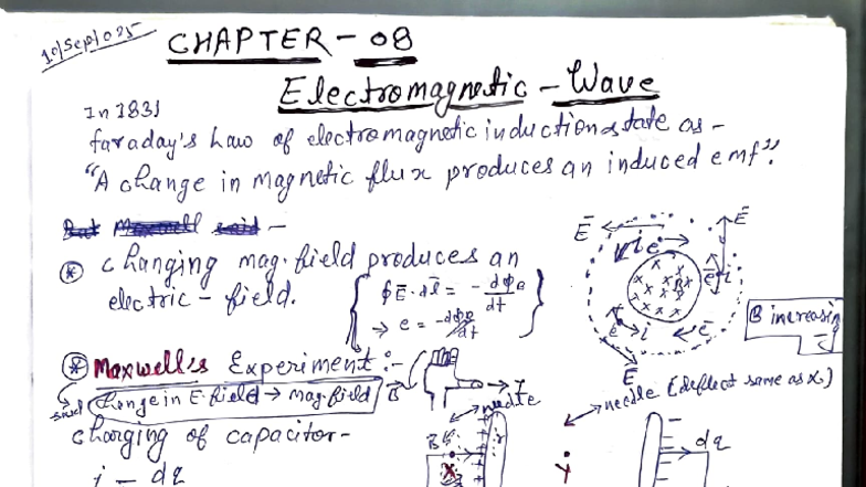 Electromagnetic Wave Concepts - 183J Lecture Notes - Studocu